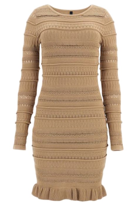MARCIANO BY GUESS BETH SWEATER DRESS MACCHIATO MULTI 4
