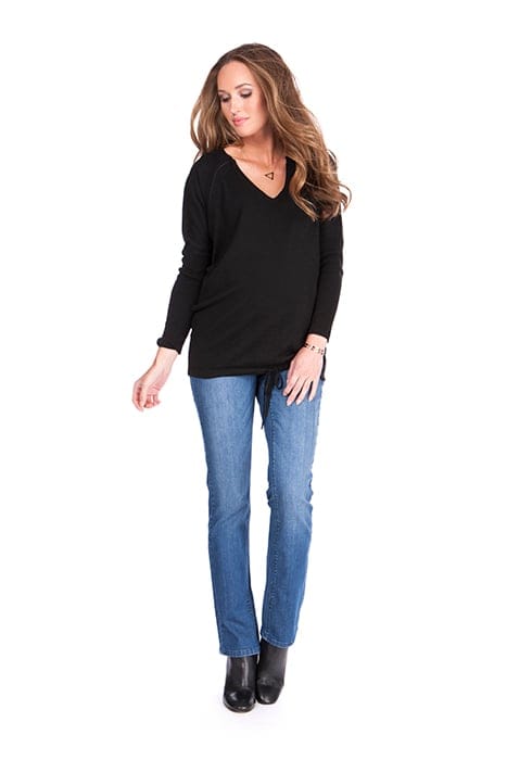 CROPPED MATERNITY JACKET BLACK 3