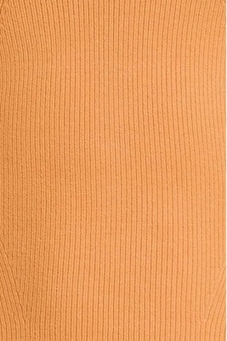 TINA-SQUARE KNITTED SWEATER — ORANGE 5