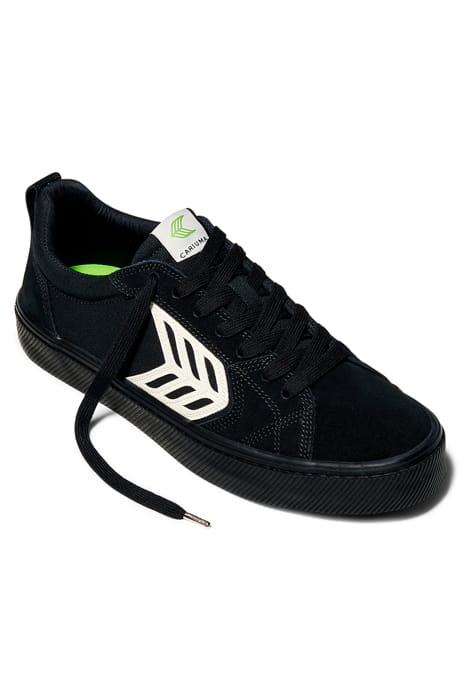 UNISEX CATIBA PRO SKATE ALL BLACK SUEDE AND CANVAS SNEAKER 2
