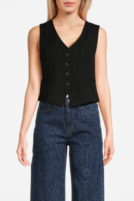 SOLID VEST BLACK 1