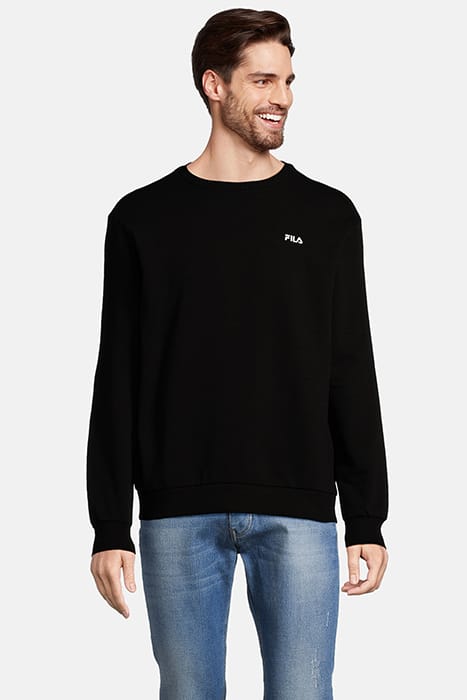 BRUSTEM CREW SWEAT BLACK 1