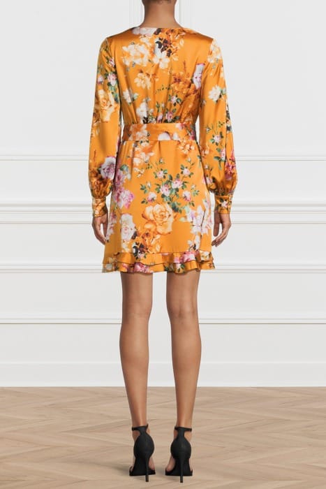 MARCIANO BY GUESS ERIKA DRESS ETHEREAL ROSES ORANG 2