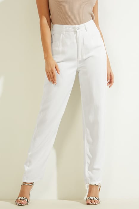 GUESS ECO MOM JEAN CREAM WHITE 1