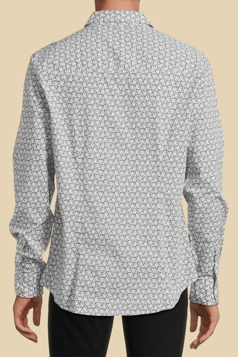 MARCIANO BY GUESS ITALIAN COLLA ROU AOP WHITE AND BLUE CASUA 2