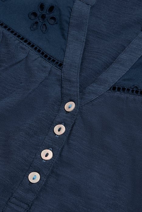 BELLA BRODERIE MIX TOP FRENCH NAVY 6