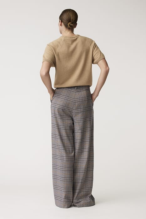 BAMBOO PANTS BLUE/ORANGE 2