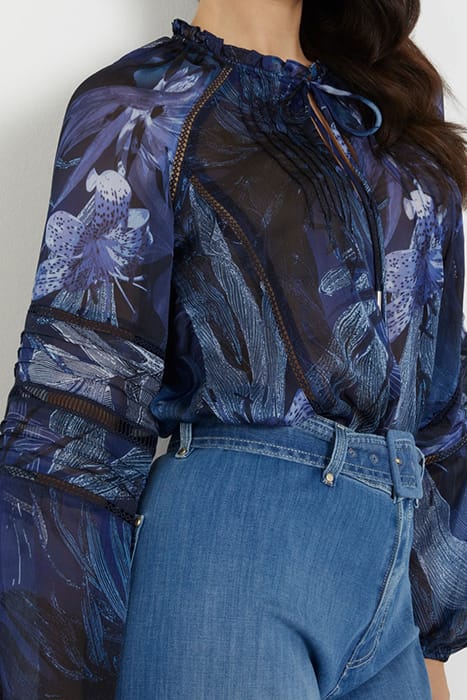 GUESS ECO LS GILDA TOP ETCHED TROPICAL PRIN 5