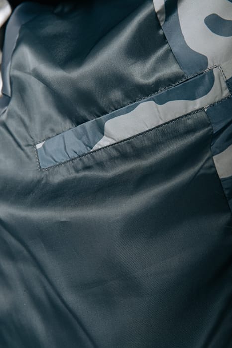 FINCH CLEAN CAMO PUFFER JACKET DARK GREY 5
