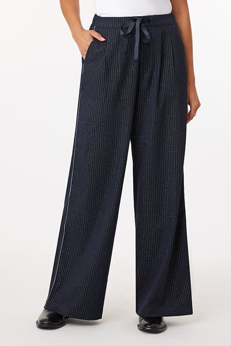 LUREX STRIPE PANT PEACOAT 1