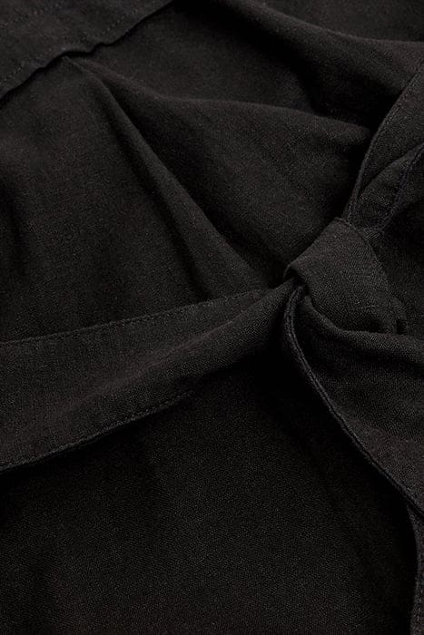 MARIANNE LINEN BLEND DRE PURE BLACK 7