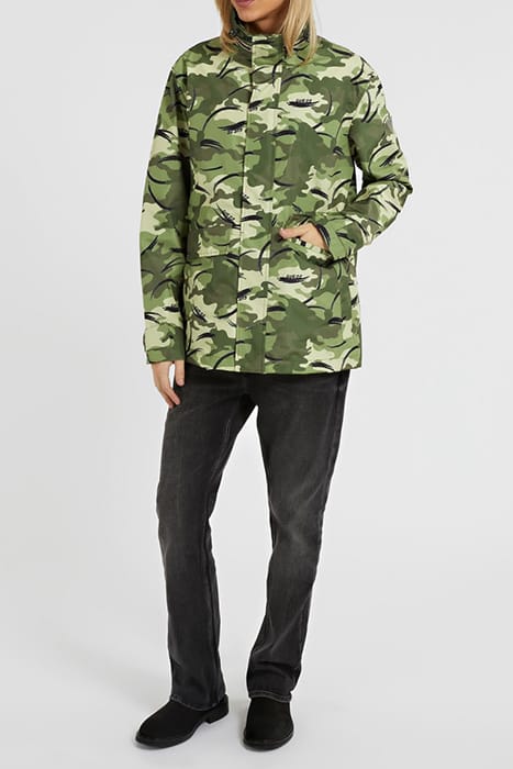 GUESS ECO TECHNICAL RAINCOAT GUESS CAMOU AOP PRIN 3