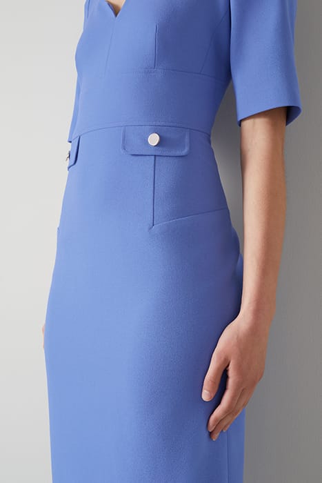 DR DIANA NOTCH NECK FITTED WEDGEWOOD 4