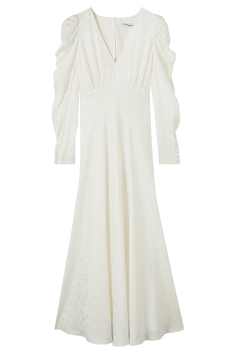 DR ROSE V NECK BRIDAL IVORY 3