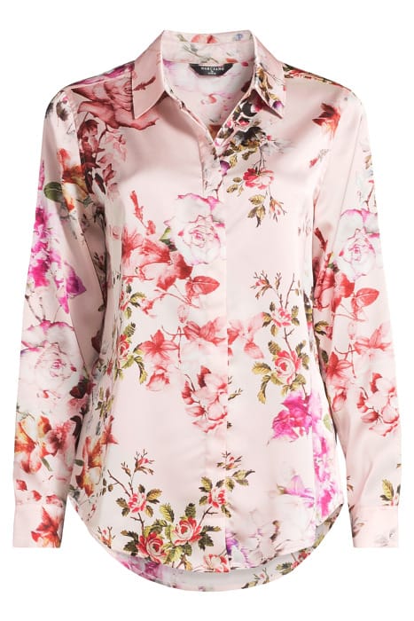 MARCIANO BY GUESS THE ICON BLOUSE PRINT ETHEREAL ROSES PINK 3