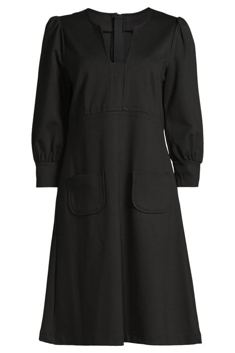 DRESS WITH POCKETS PUNTO MILANO BLACK 3