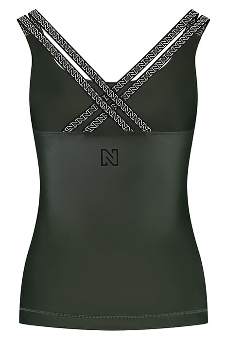 BASEL TANK TOP DEEP GREEN 2
