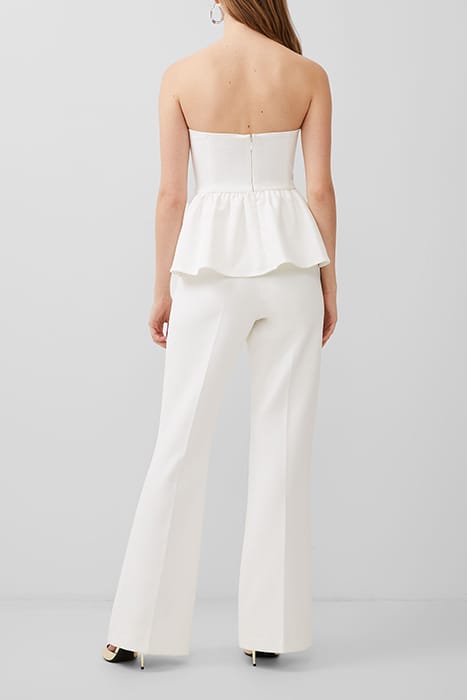 WHISPER STRAPLESS PEPLUM TOP WHITE 2