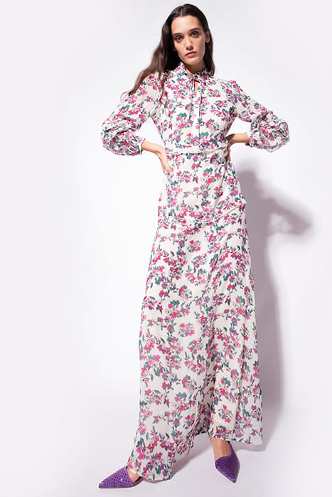 PICCHE 1 DRESS MULTI. WHITE/PINK 1