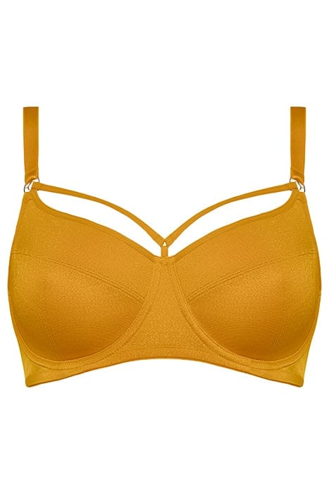 SPACE ODYSSEY SHIMMERING OCHRE BALCONY BRA 3