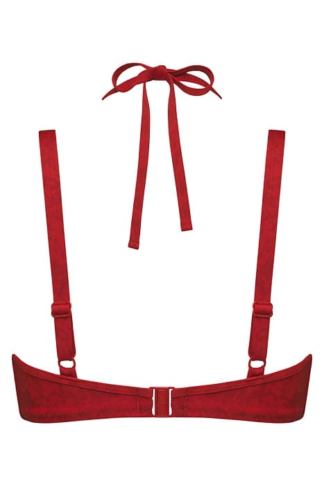 ACAPULCO RUBINE RED BALCONY BIKINI TOP 2