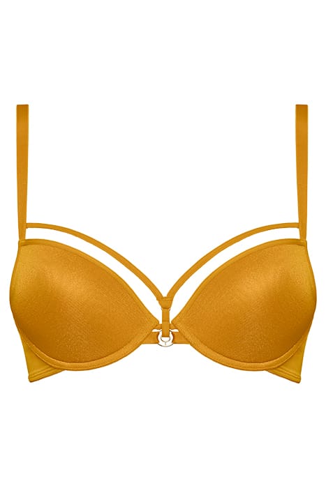 SPACE ODYSSEY SHIMMERING OCHRE PUSH UP BRA 4