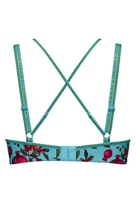 FORBIDDEN FRUIT POMEGRANATE PRINT DEMI BRA 5