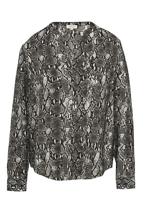 S.OLIVER BLOUSES GREY/BLACK 3