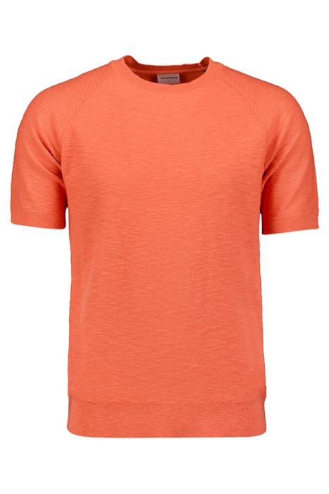 PULLOVER SHORT SLEEVE CREWNECK SOLID SLUB MELON 1