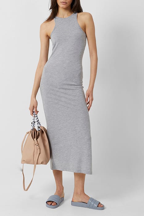 SOLID MEAD RACER BODYCON DRESS BLACK 1