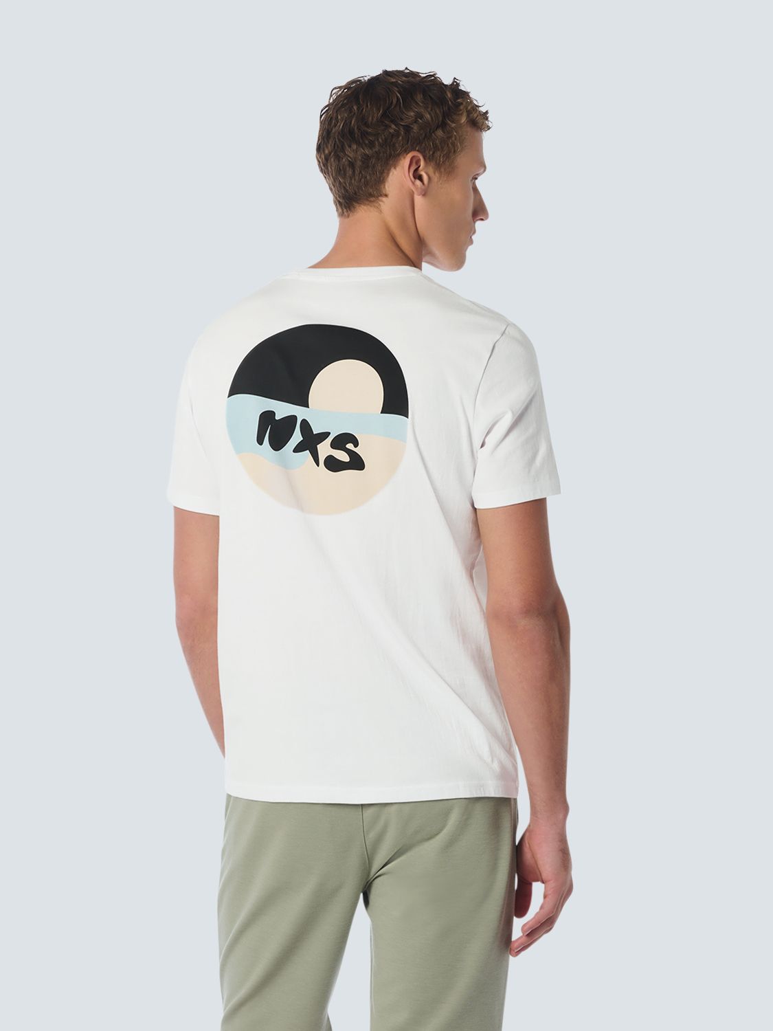 T-SHIRT CREWNECK PRINT WHITE 2