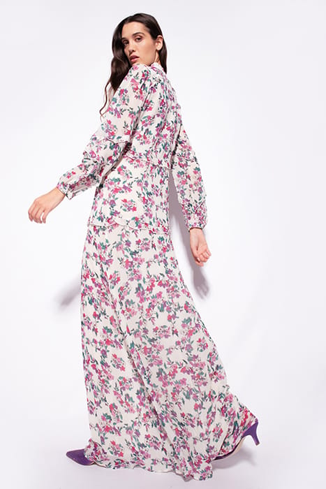 PICCHE 1 DRESS MULTI. WHITE/PINK 2