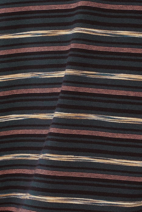 T-SHIRT CREWNECK MULTI COLOURED STRIPES NIGHT 7