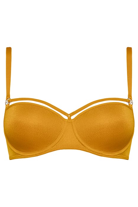 SPACE ODYSSEY SHIMMERING OCHRE BALCONY BRA 4