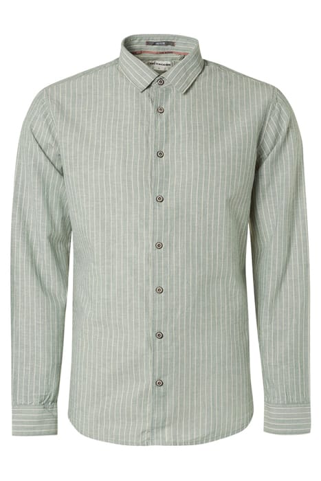 SHIRT STRIPES WITH LINEN ZINC 4