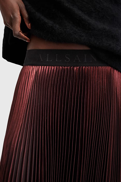 PHIA METALLIC SKIRT METALLIC RED 6