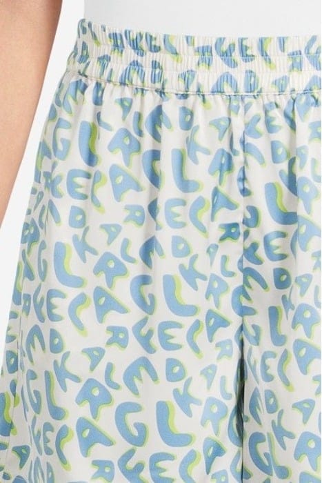 KARL LETTER WOVEN SHORT OFF WHITE 4