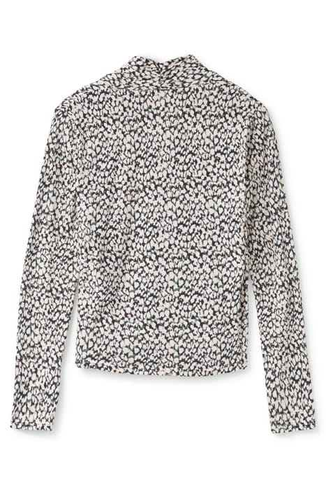 LONG SLEEVE KNIT TOP ABSTRACT DOTS 4