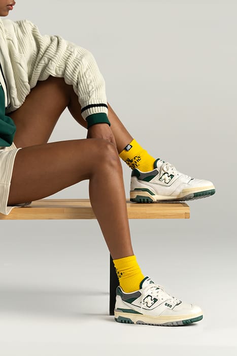 BB550VTG SNEAKERS IN SEA SALT & GREEN 2