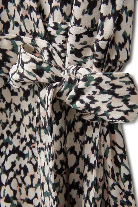 LONG SLEEVE KNIT DRESS ABSTRACT DOTS 6