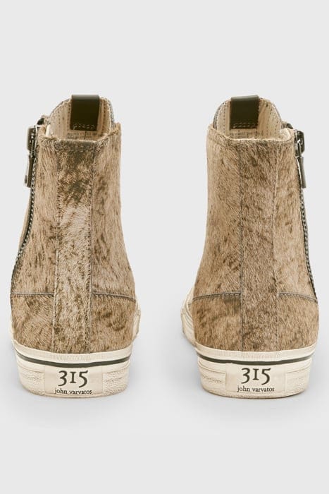 VULC ZIP HIGH TOP DISTRESSED BROWN 2