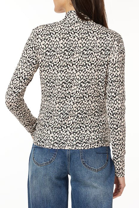 LONG SLEEVE KNIT TOP ABSTRACT DOTS 2