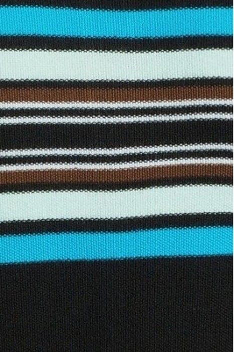 WALES BONNER – TROPIQUES POLO BLACK/GREEN/YELLOW 5