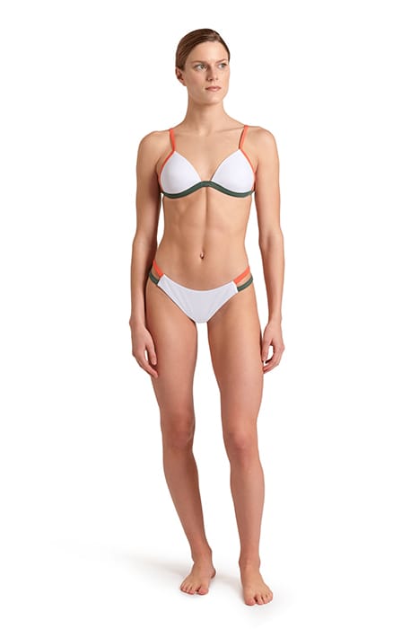 WOMEN'S ARENA PRO-FILE BIKINI TRIANGLE WHITE-SAGE-CALYPSO CO 3