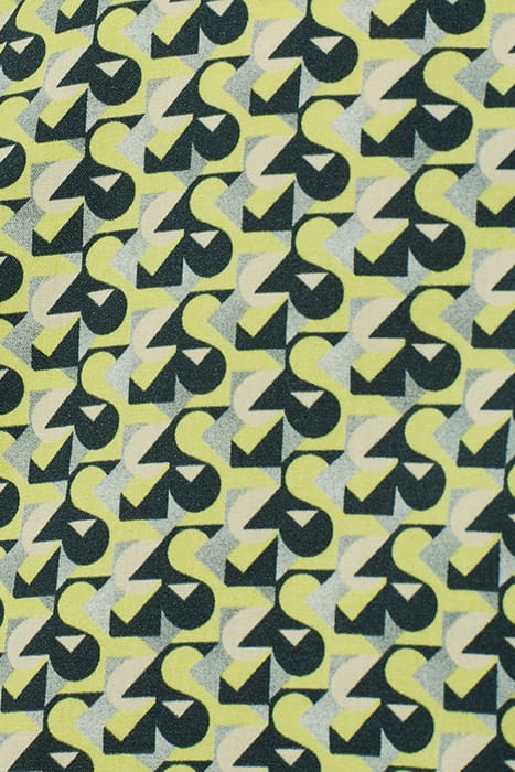 SHIRT SHORT SLEEVE ALLOVER PRINTED LIME 7