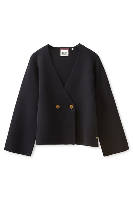 DOUBLE BREASTED FULL SLV CARDI BLACK NIGHT 3
