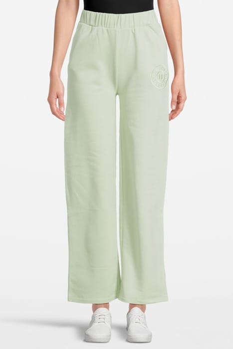 KL LOUNGE WIDE LEG SWEATPANTS DUSTY GREEN 1
