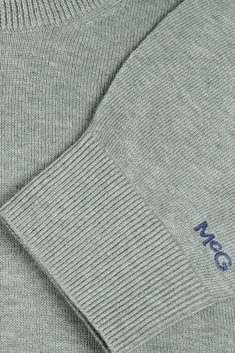 C-NECK SWEATER ICE GREEN 7