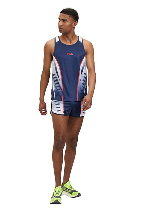 RIEZ RUNNING TANK BLACK IRIS-BRIGHT WHITE 3