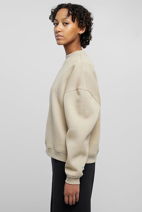 LADIES OVERSIZED ORGANIC CREWNECK WETSAND 6
